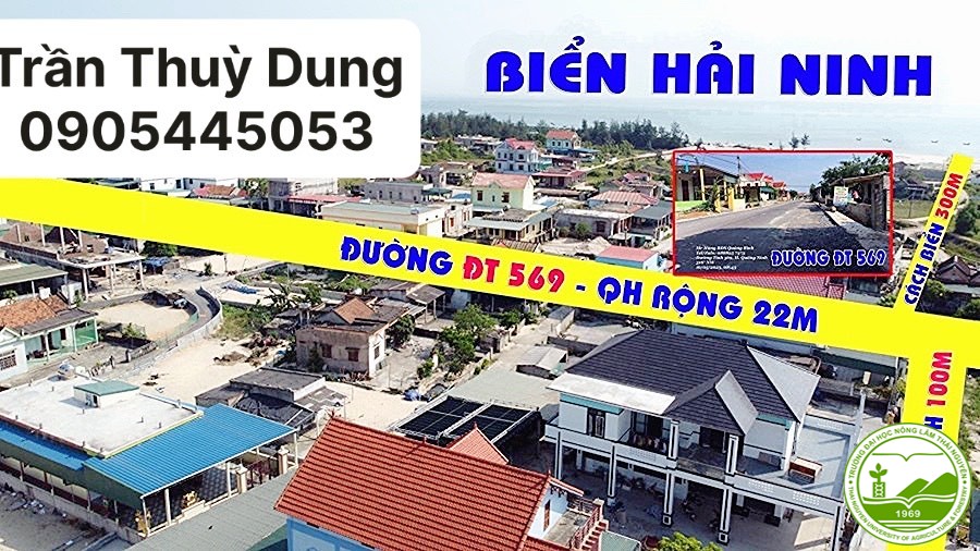 Cần bán lô đất biển Hải Ninh Quảng Bình đẹp tiềm năng lớn cách biển tầm 250m