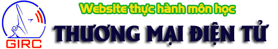 Website thực hành môn học Thương mại điện tử